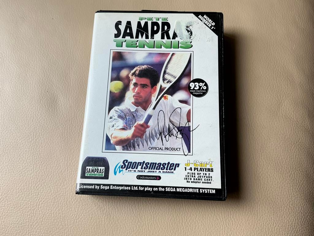 pete sampras  sega mega drive, 1 speler, Ophalen, Gebruikt, Vanaf 3 jaar