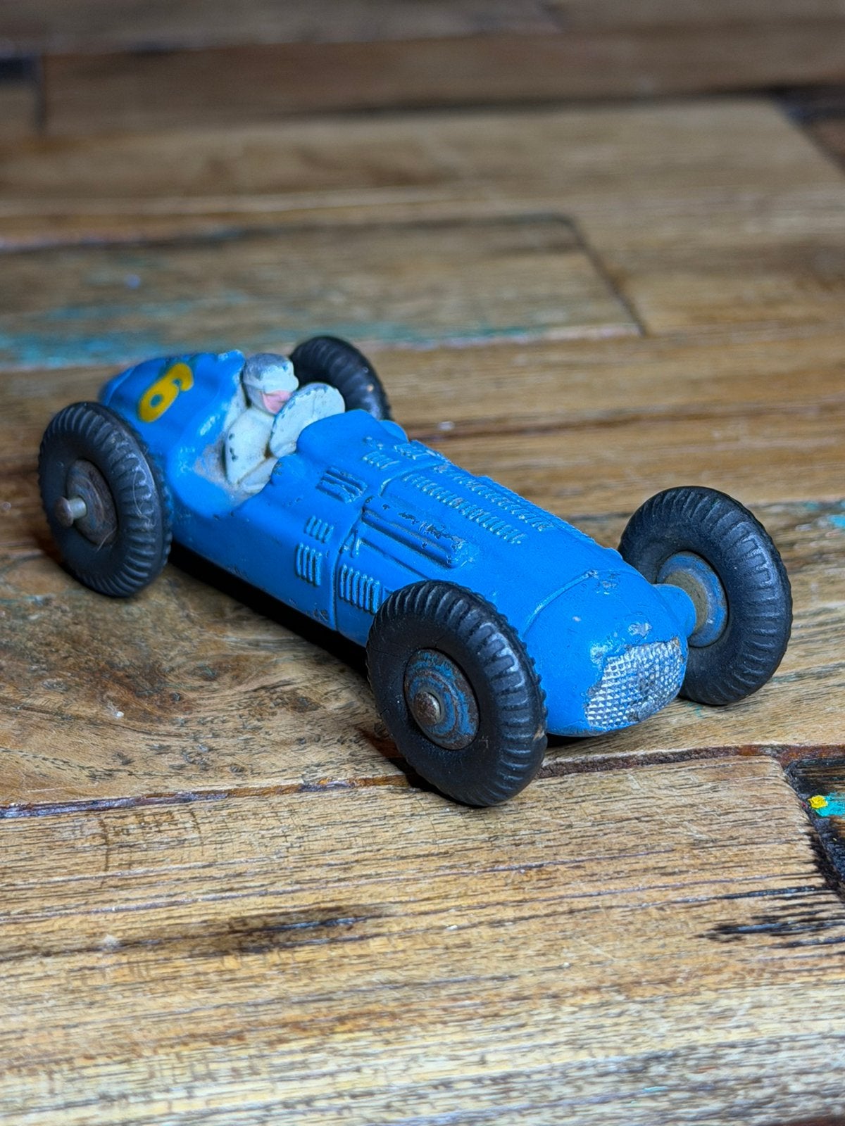 Dinky Toys France 23H Talbot-Lago racewagen nr. 6, Ophalen of Verzenden, Gebruikt, Auto, Dinky Toys