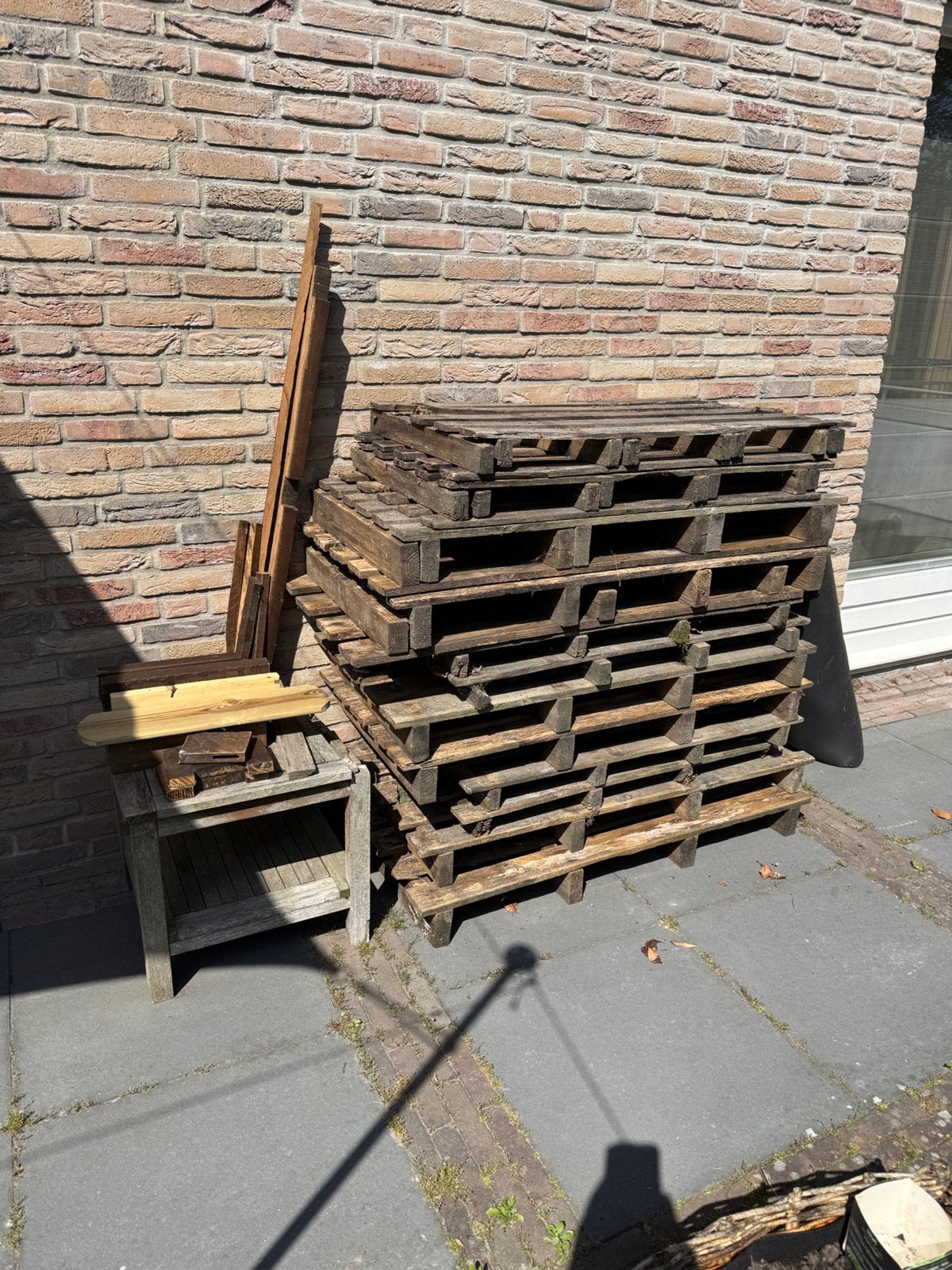 Sloop hout haard hout, Ophalen, Gebruikt, Pallet, Minder dan 200 cm