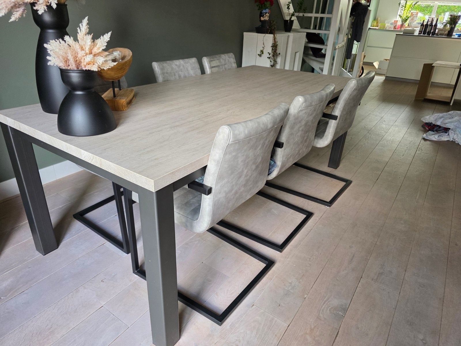 Salontafel en eetkamertafel - De Bommel Meubelen, Ophalen, 200 cm of meer, 50 tot 100 cm, Zo goed als nieuw