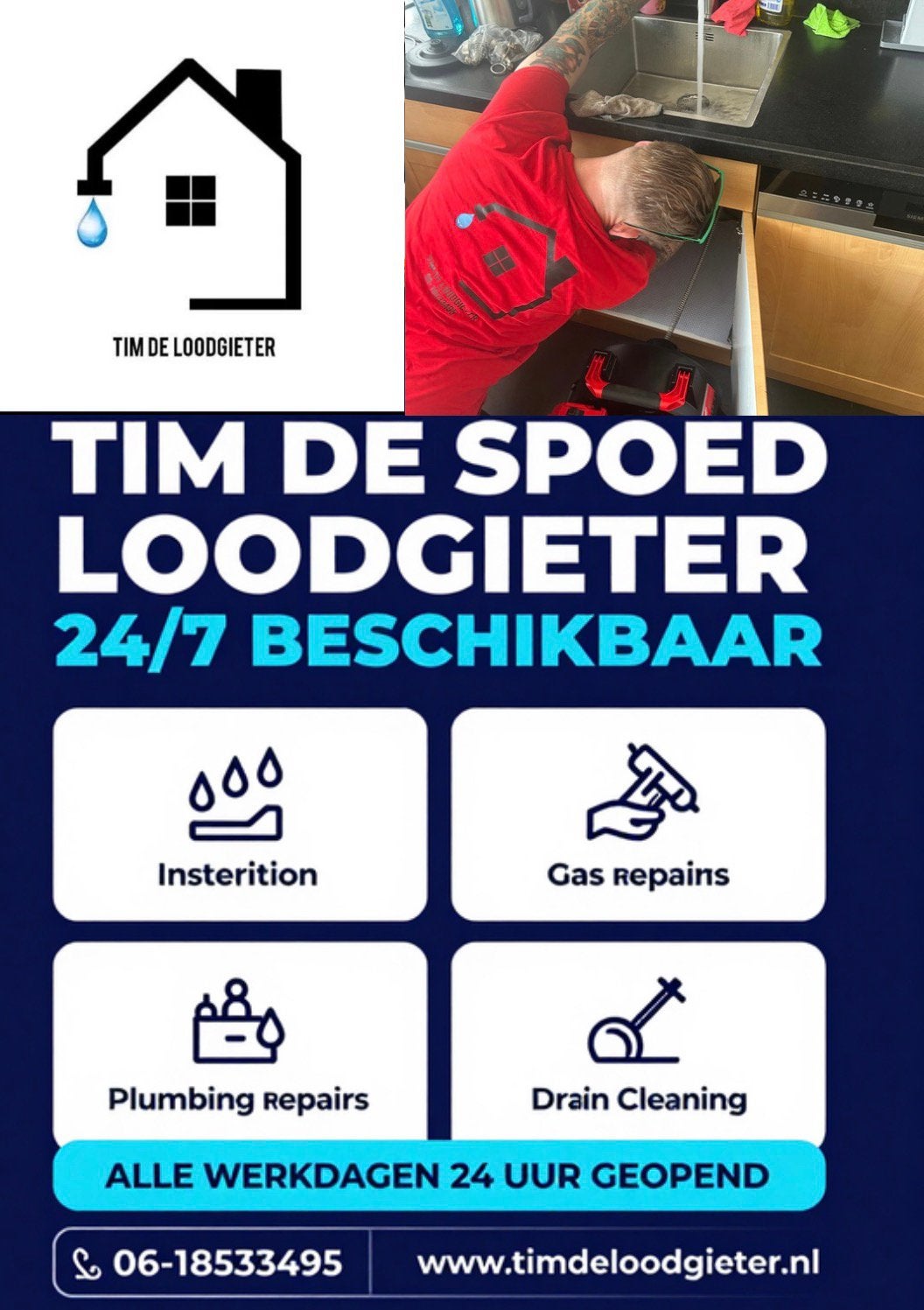 06-18533495/spoedloodgieter/ontstoppingsbedrijf 24/7, 24-uursservice, Onderhoud