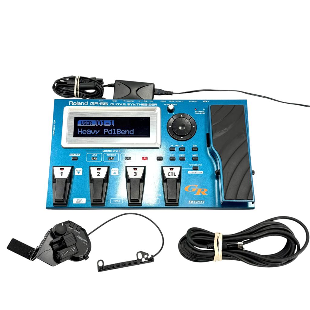 Roland GR-55 Gitaar Synthesizer + GK-3 Pickup | incl. 13-pin, Muziek en Instrumenten, Roland, Zo goed als nieuw, Support@roland.com