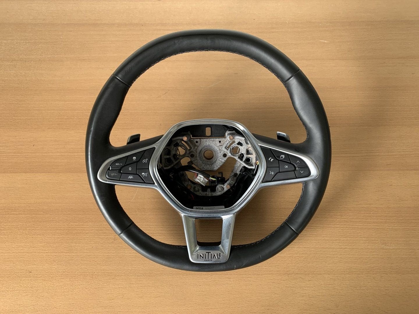 Leren stuurwiel renault clio V / captur INITIALE + flippers, Auto-onderdelen, Besturing, Gebruikt, -, Renault, -