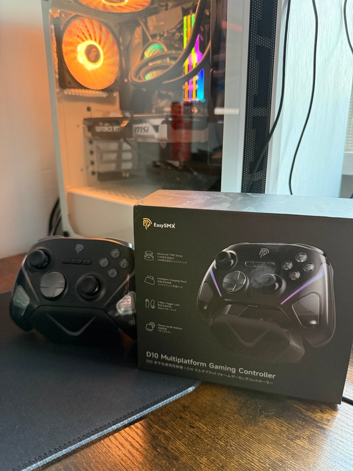 EasySMX D10 Multiplatform Gaming Controller - Zo goed als ni, Spelcomputers en Games, Spelcomputers | Overige Accessoires, Zo goed als nieuw