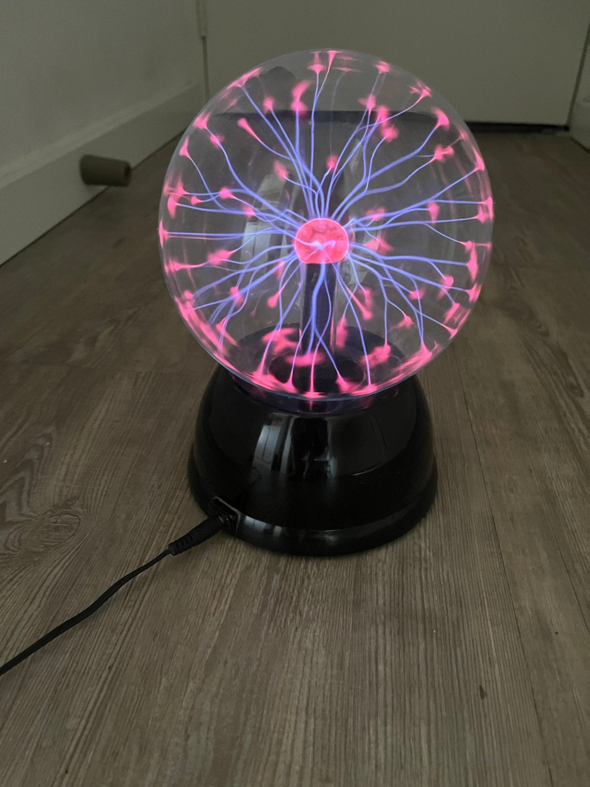 Plasma Bol Lamp - Interactieve Lichtshow, Ophalen, Overige merken, Gebruikt, Zwart