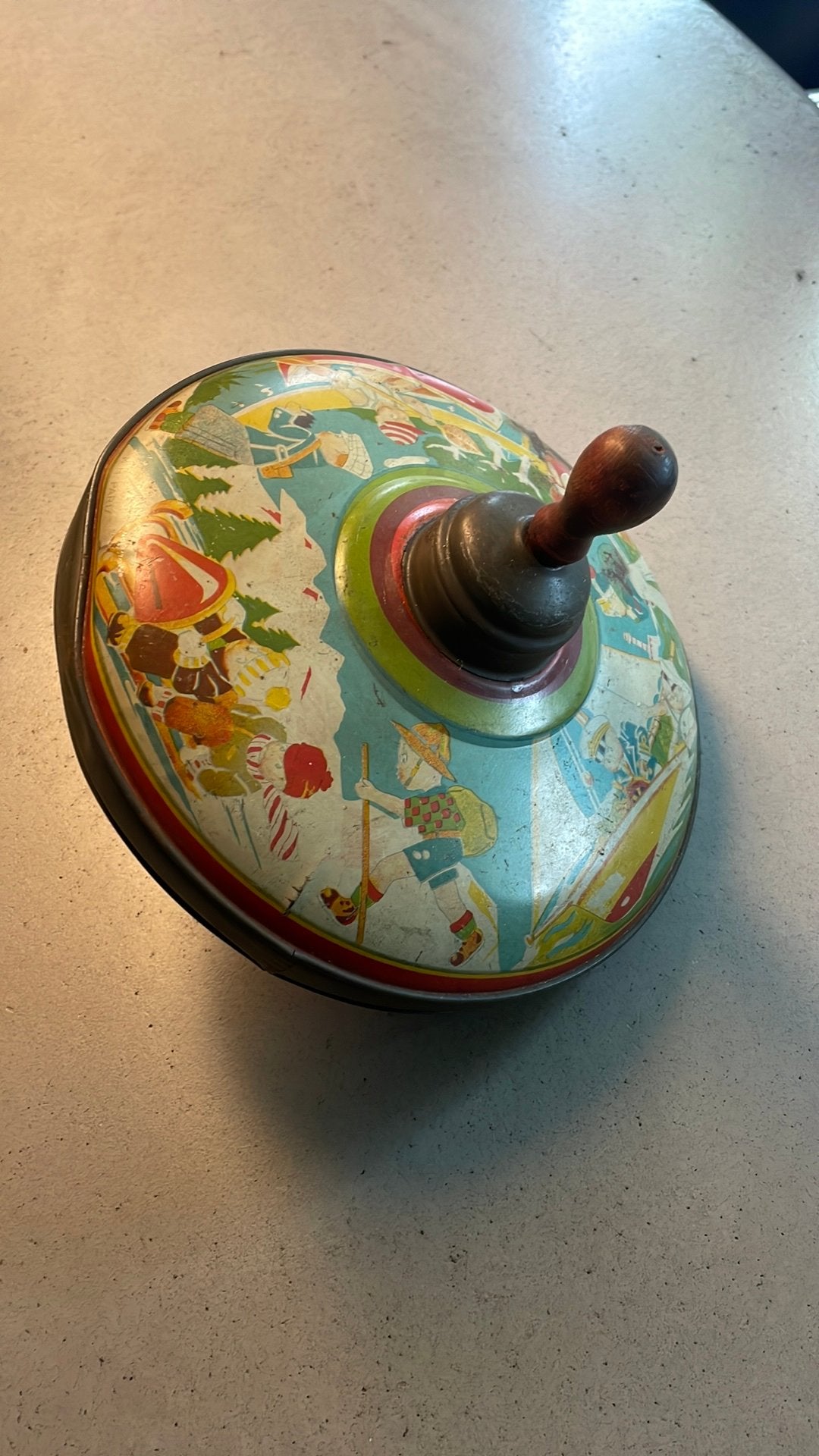 Antieke grote tol, Antiek en Kunst, Ophalen of Verzenden