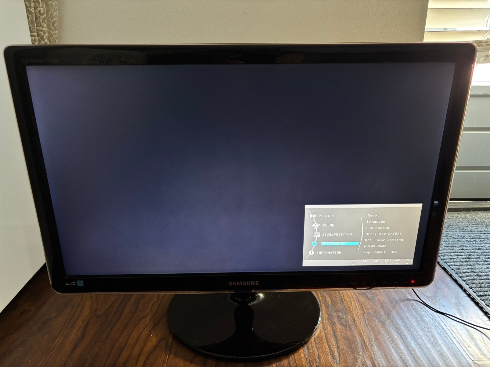 Samsung S27A350H 27 inch monitor, Full HD, Ophalen of Verzenden, 60 Hz of minder, Gebruikt