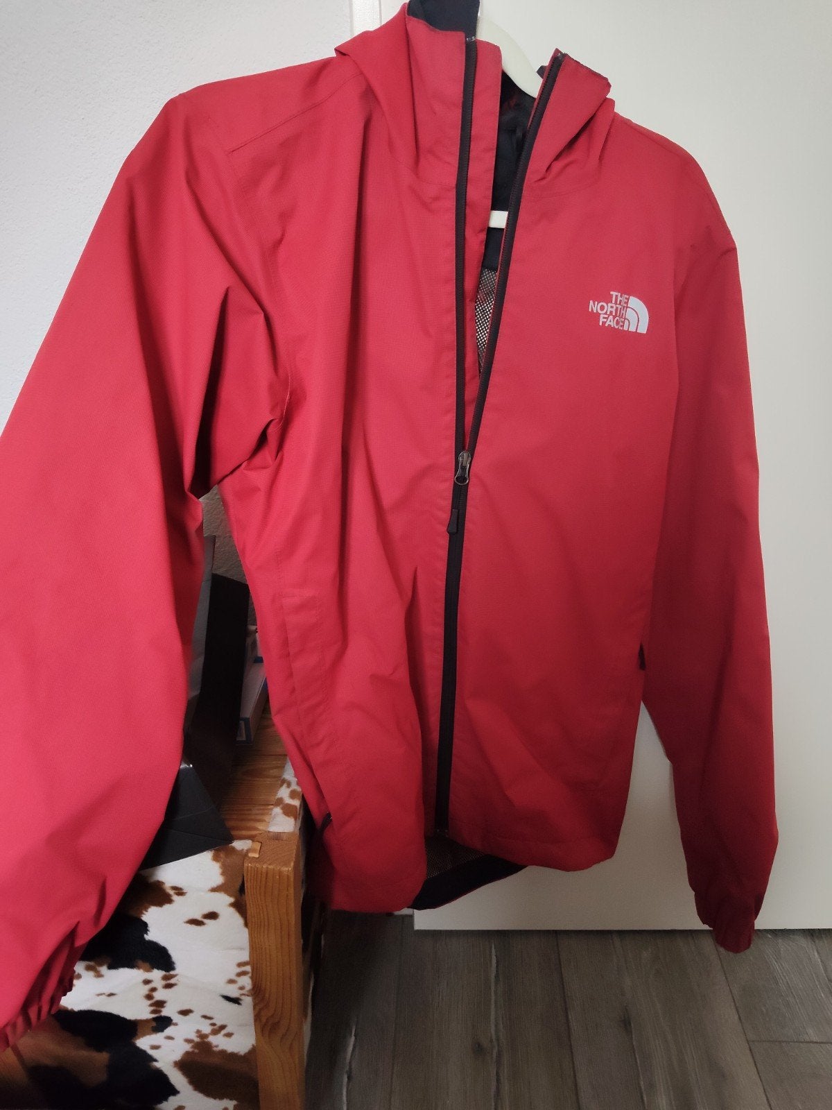 The North Face Dryvent Regenjas - Maat S, Ophalen of Verzenden, Zo goed als nieuw, The North Face, Rood