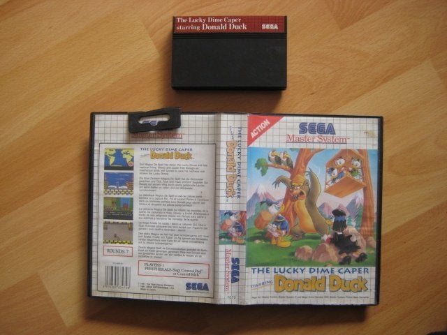 Donald Duck Sega Mastersystem Master System, Gebruikt, 1 speler, Ophalen of Verzenden, Platform
