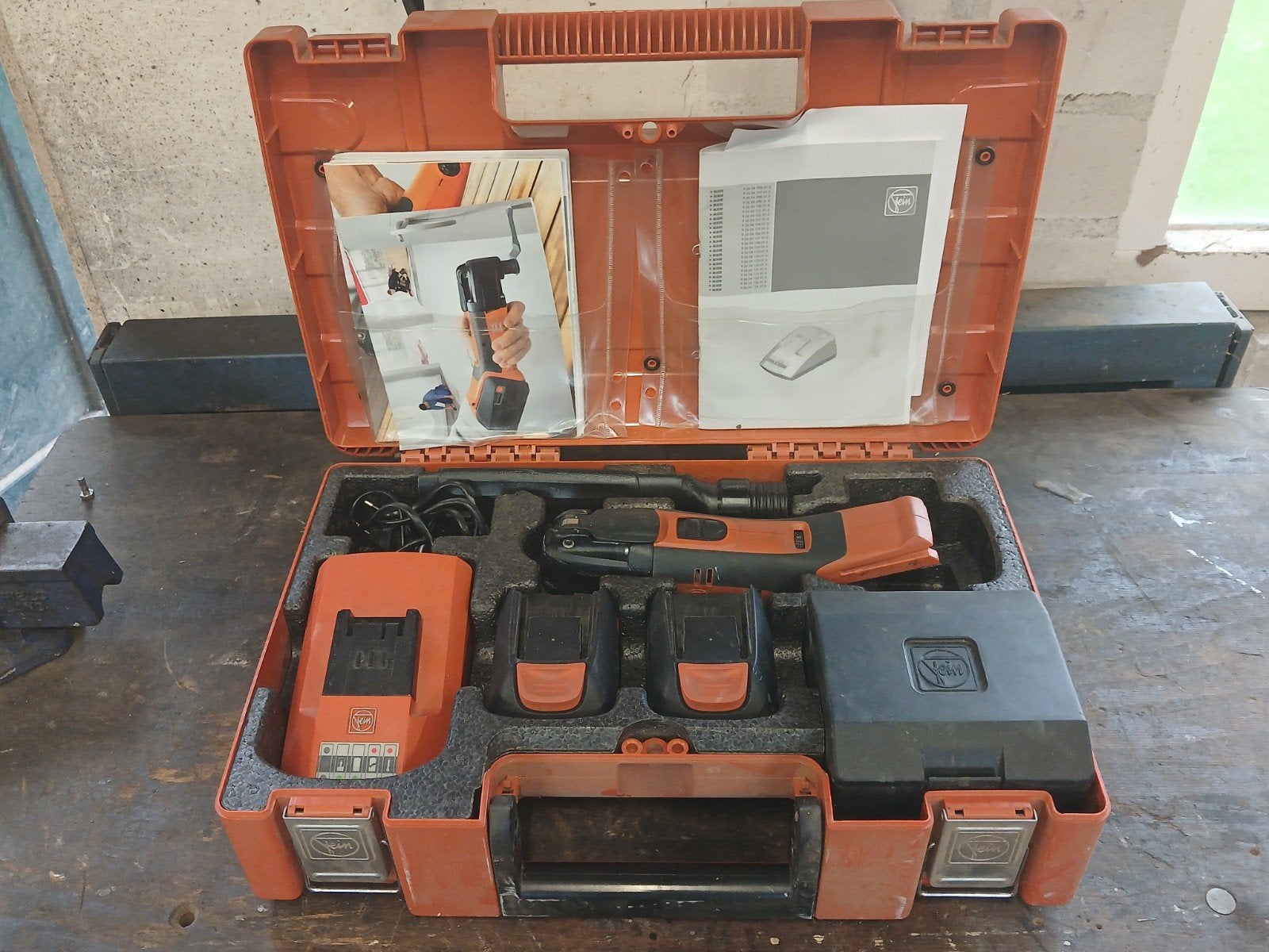 Fein Multimaster FMM 350 QSL - Multitool met accessoires, Ophalen of Verzenden, Gebruikt, Multitool, Overige merken