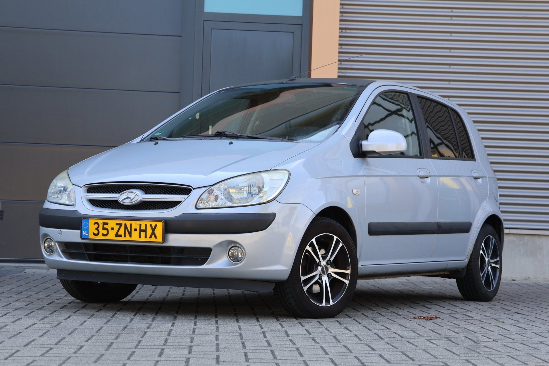 Hyundai Getz 1.4i Active Cool |Airco | Trekhaak|, Auto's, Hyundai, Voorwielaandrijving, Zwart, 4 cilinders, Origineel Nederlands