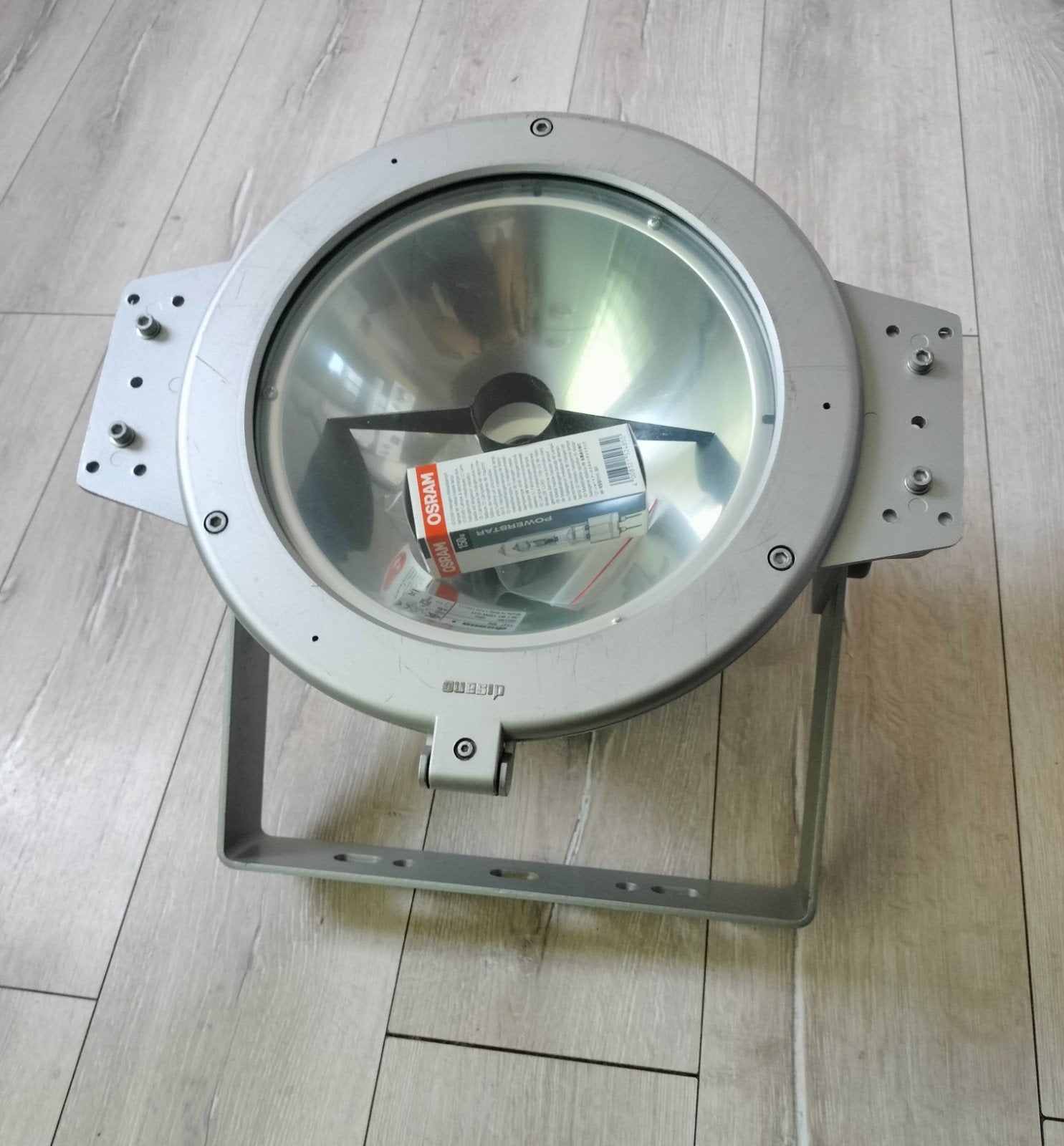 Disano 1147 Industriële Schijnwerper 150W G12 IP65 – Nieuw, Tuin en Terras, Ophalen, Staal, Overige typen, Nieuw