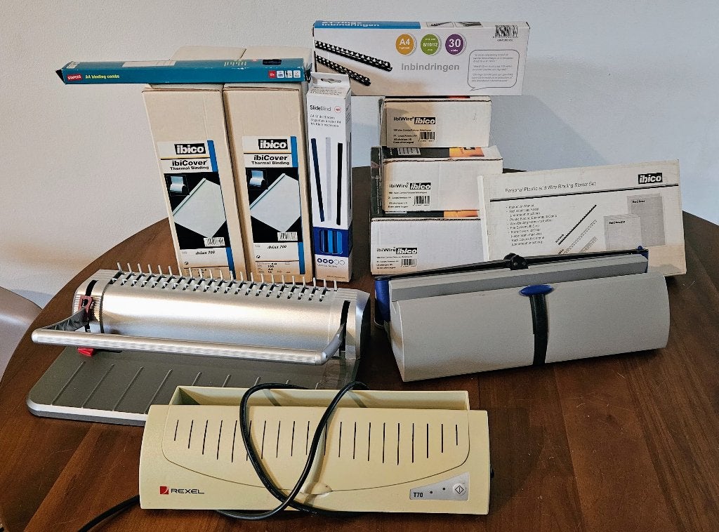 Compleet Inbindsysteem (Ibico, Rexel, Inbindringen & Meer), Ophalen, Nieuw