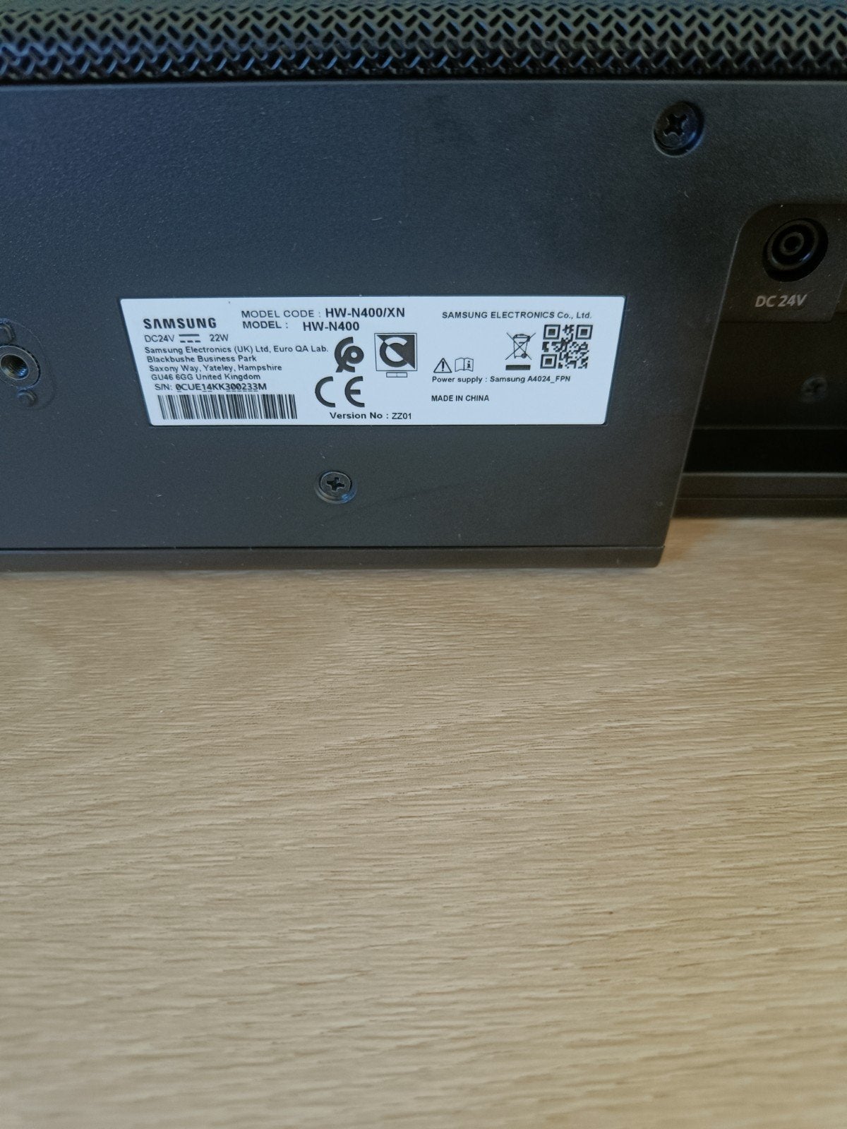 Samsung HW-N400 Soundbar met Bluetooth, Ophalen of Verzenden, Bluetooth, Gebruikt