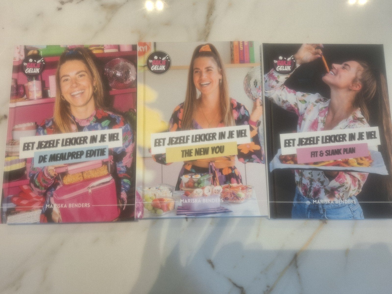 Eet Jezelf Lekker in Je Vel - Mariska Benders (3 boeken), Ophalen, Nieuw, Dieet en Voeding, Mariska Benders