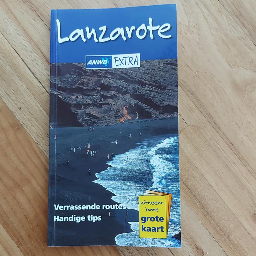 ANWB Extra reisgids Lanzarote 96blz met uitneembare kaart, Boeken, Europa, Ophalen of Verzenden, Zo goed als nieuw, Reisgids of -boek