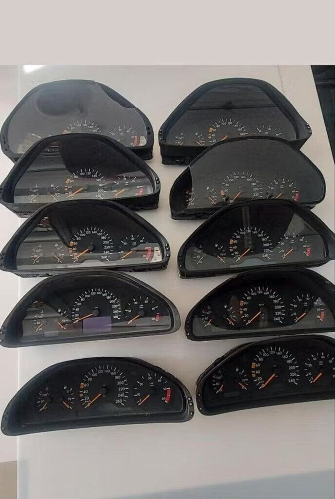 Tellerbak kilometerteller Mercedes W210 E-Klasse, Auto-onderdelen, Dashboard en Schakelaars, Gebruikt, ., Mercedes-Benz, Ophalen of Verzenden