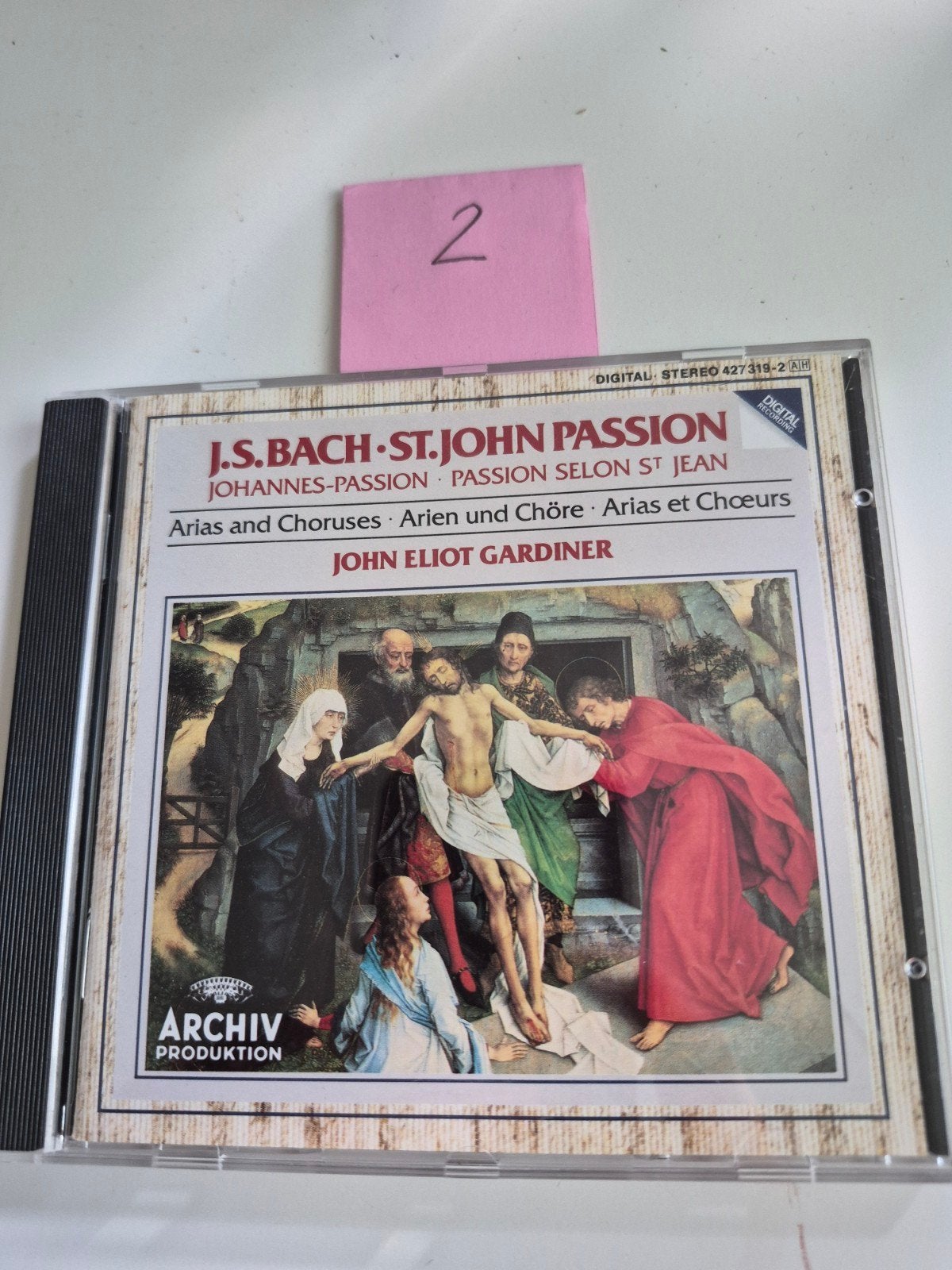 J.S. Bach - St. John Passion - John Eliot Gardiner CD, Inclusief boekje, Ophalen of Verzenden, Zo goed als nieuw, Oratorium