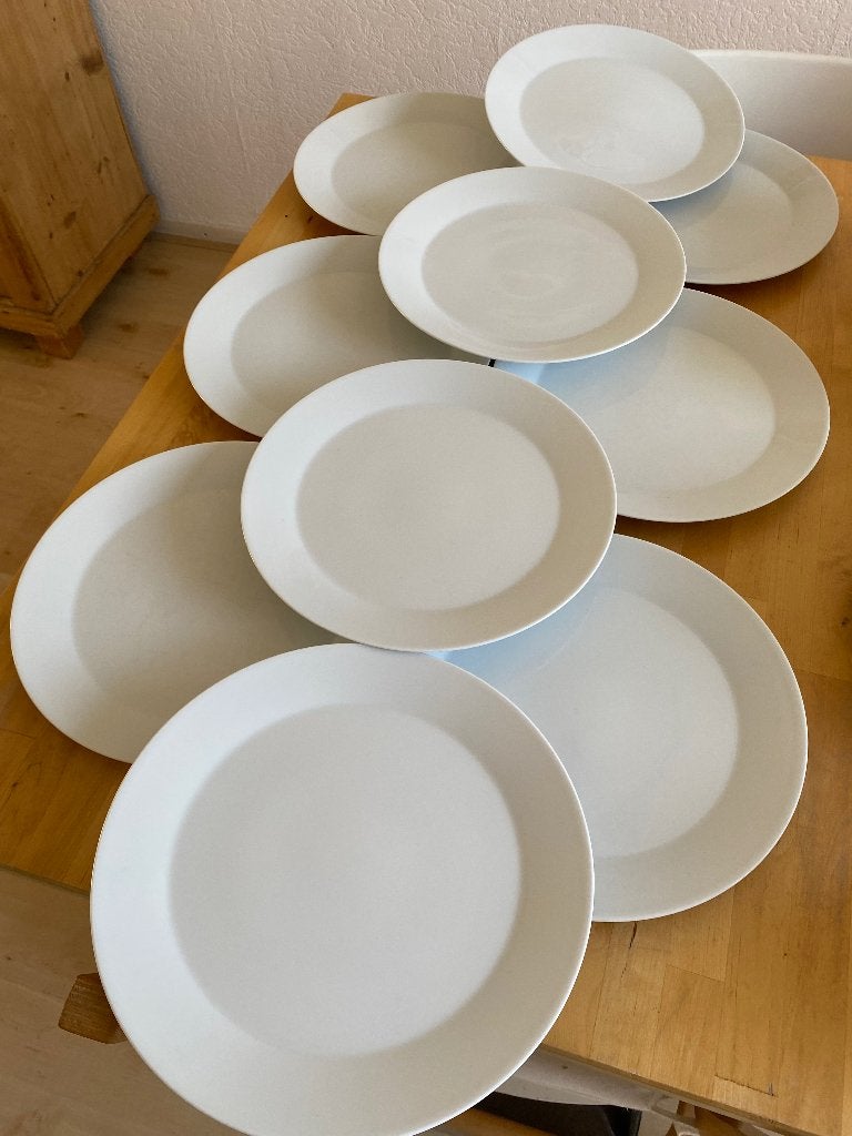 10 Arzberg Tric Sieger Design diner borden wit 27 cm porcele, Huis en Inrichting, Keuken | Servies, Arzberg, Ophalen of Verzenden