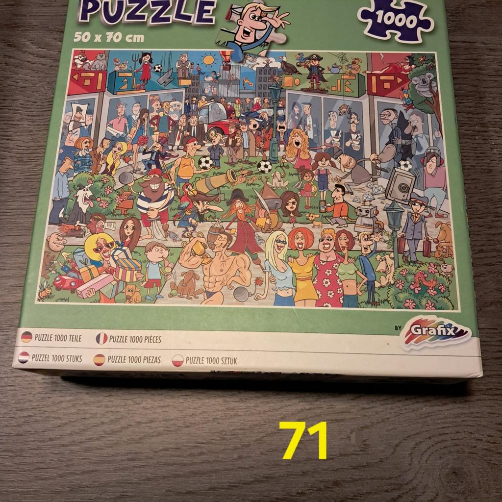 Puzzel 1000 stukjes mist 1 stukje Grafix shopping mall, Ophalen of Verzenden, 500 t/m 1500 stukjes, Gebruikt