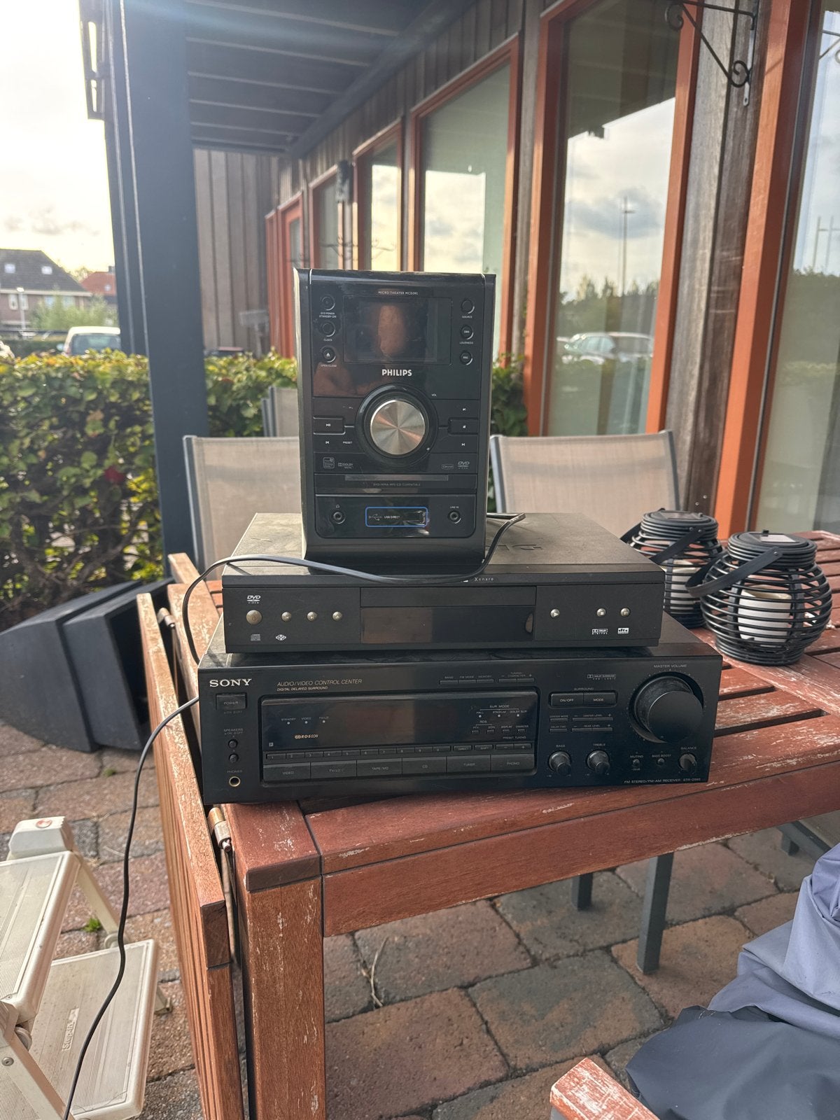 Philips Microset, Sony Audio/Video Control Center & DVD-spel, Philips, Gebruikt, Ophalen of Verzenden, Microset