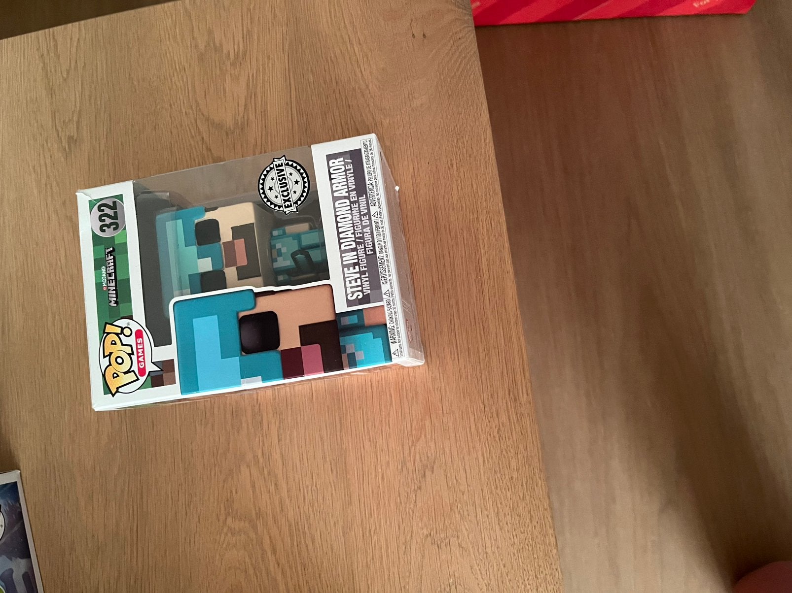 Minecraft steve in diamond armor funko pop 322, Ophalen of Verzenden, Zo goed als nieuw