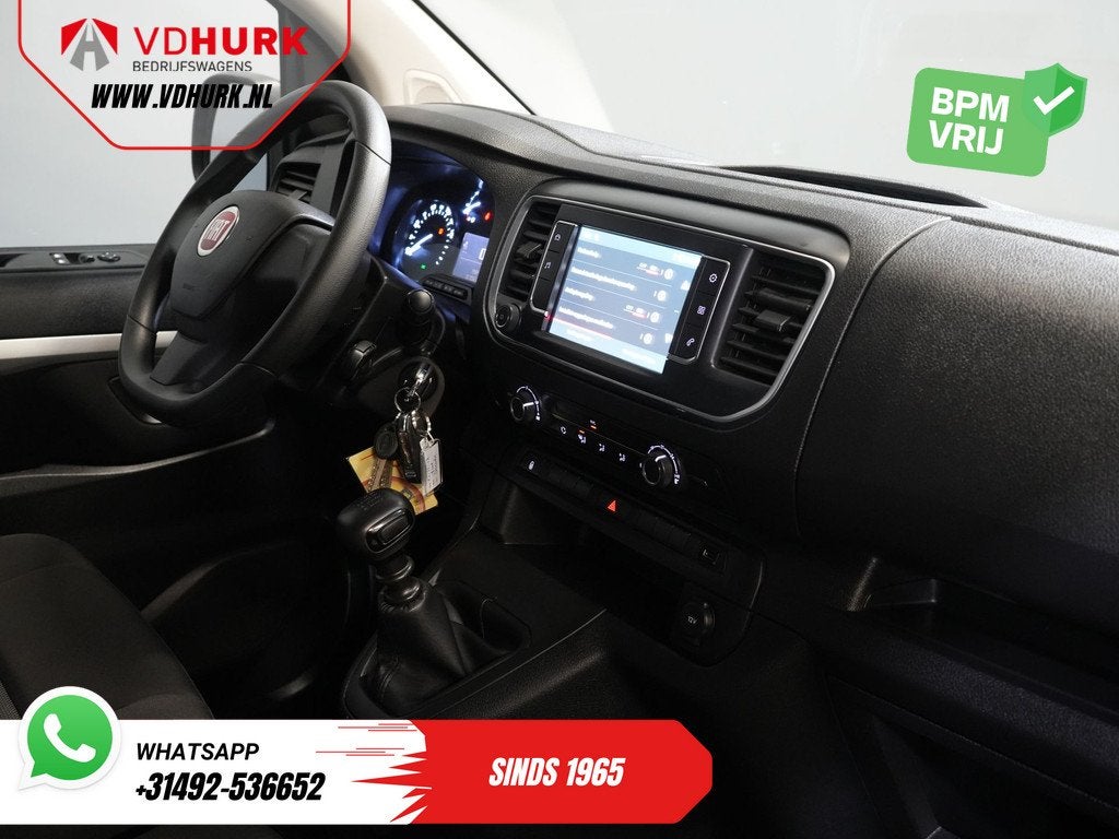 Fiat Scudo 2.0 MJ 145 pk DC Dubbel Cabine 6 Pers/ Camera/ Cr, Voorwielaandrijving, 145 pk, Stof, Gebruikt