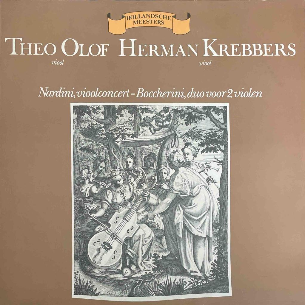 Theo Olof & Herman Krebbers - Nardini, Vioolconcert, Overige formaten, Overige typen, Ophalen of Verzenden, Zo goed als nieuw