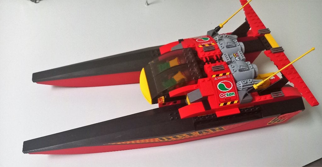 LEGO 7244 – Speedboot, Lego, Ophalen of Verzenden, Compleet, Complete set