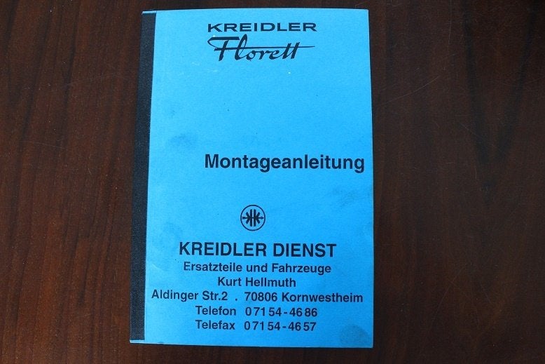 Kreidler Florett 3, 4 en 5 gang montage anleitung, Ophalen of Verzenden, Gebruikt