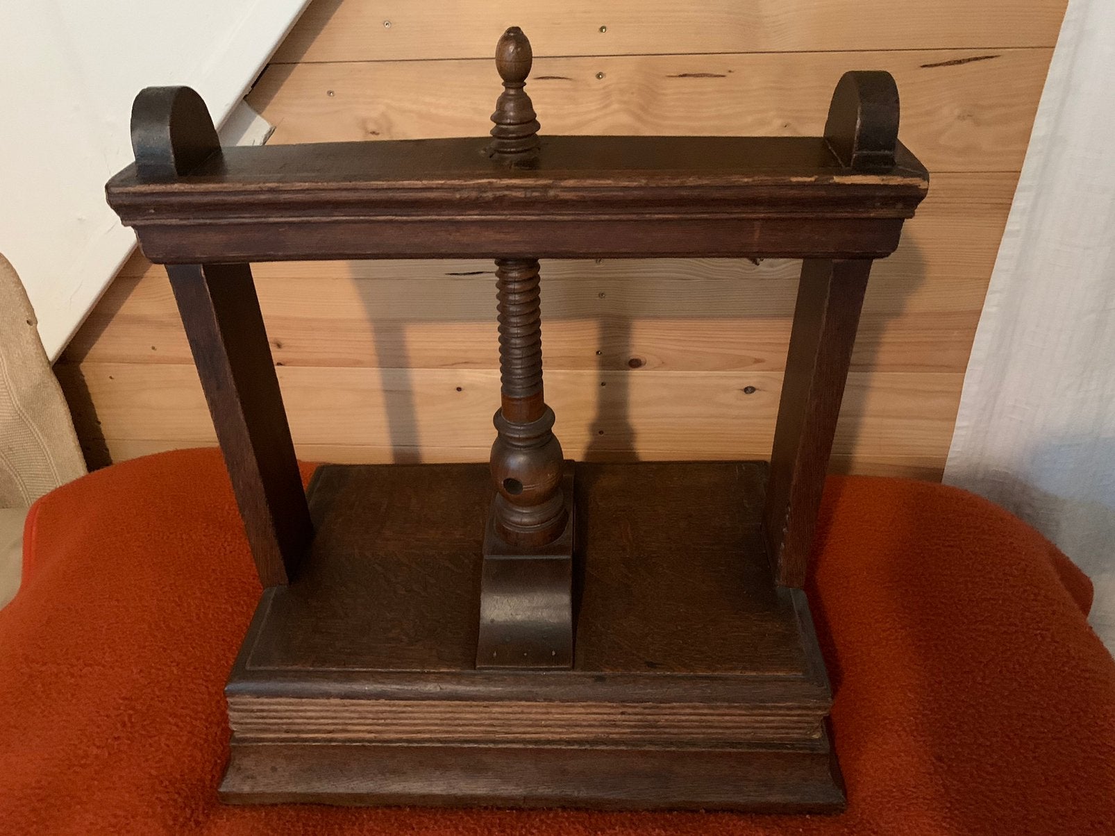Antieke linnen pers, Antiek en Kunst, Antiek | Gereedschap en Instrumenten, Ophalen of Verzenden