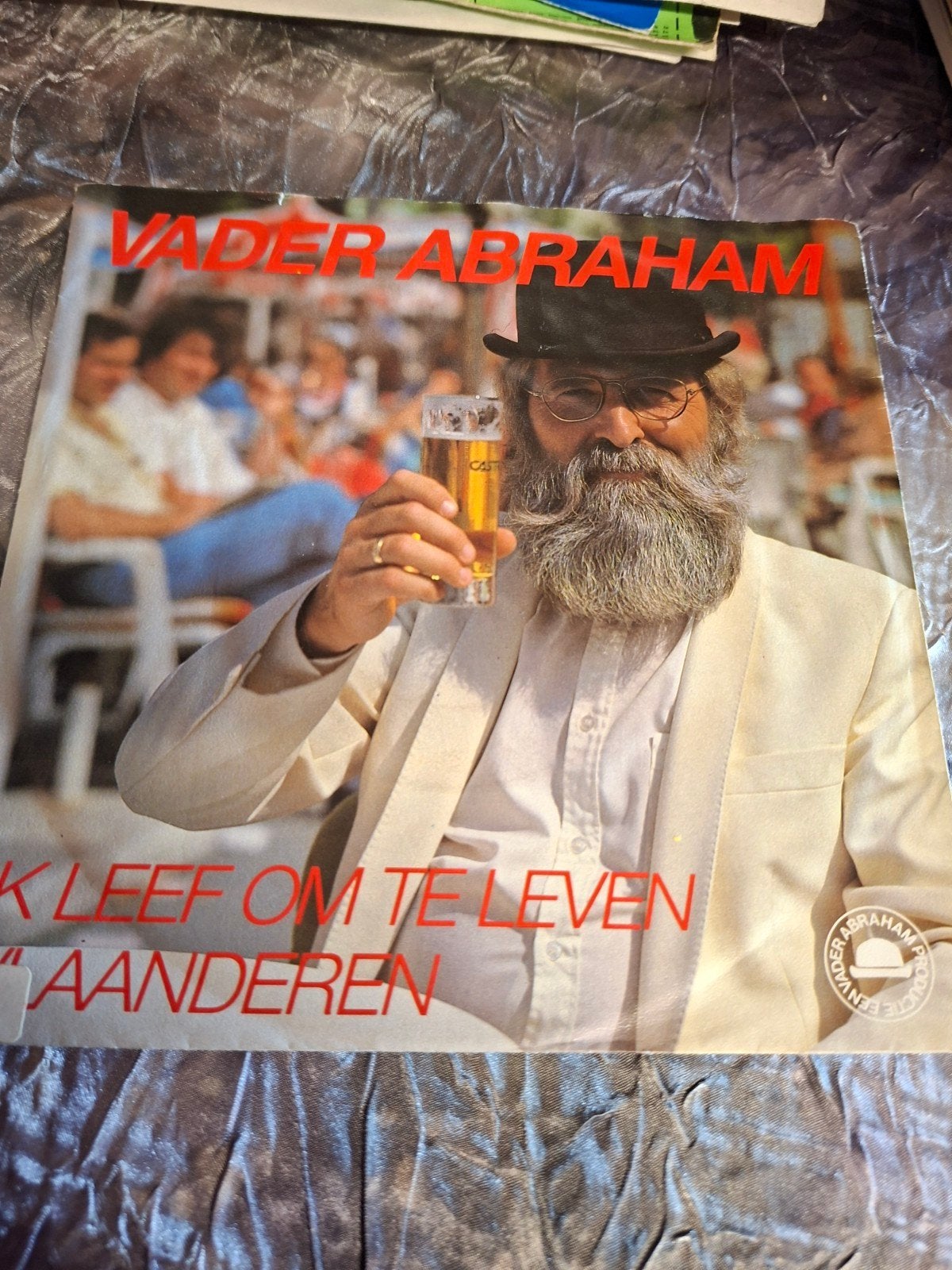 Vader Abraham - Ik Leef Om Te Leven (Single), Ophalen of Verzenden, Gebruikt, Levenslied of Smartlap, Single