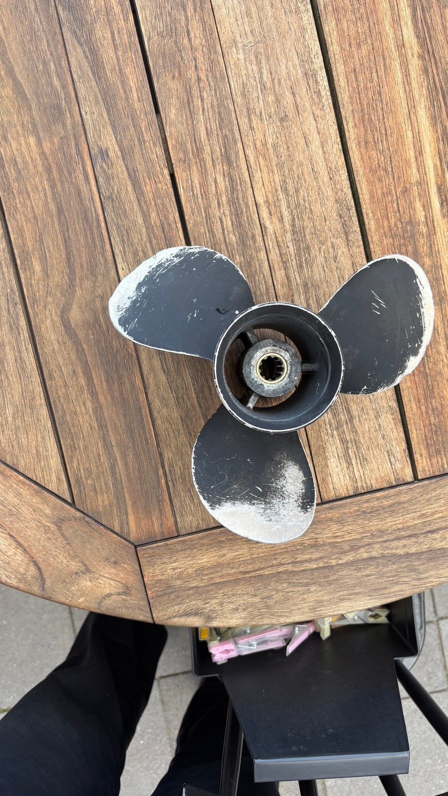 Solas 10 pitch propeller schroef yamaha, Ophalen of Verzenden, Gebruikt, Motor en Techniek