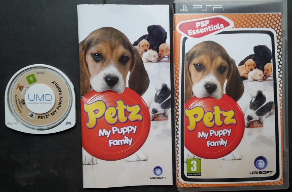 PSP - Petz My Puppy Family - PlayStation Portable Spel, Puzzel en Educatief, 1 speler, Ophalen of Verzenden, Zo goed als nieuw