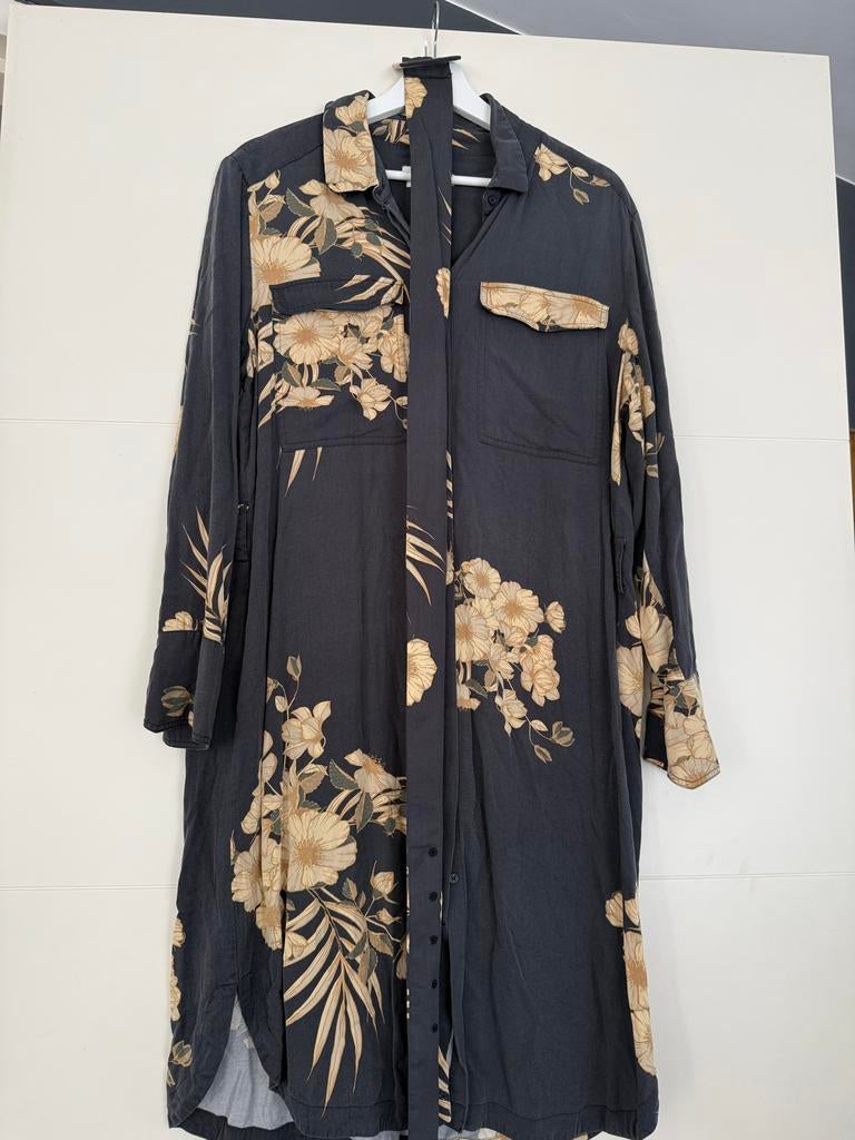 Vaya Women Jurk met Bloemenprint - Maat 44, Kleding | Dames, Zwart, Maat 42/44 (L), Ophalen of Verzenden, Zo goed als nieuw