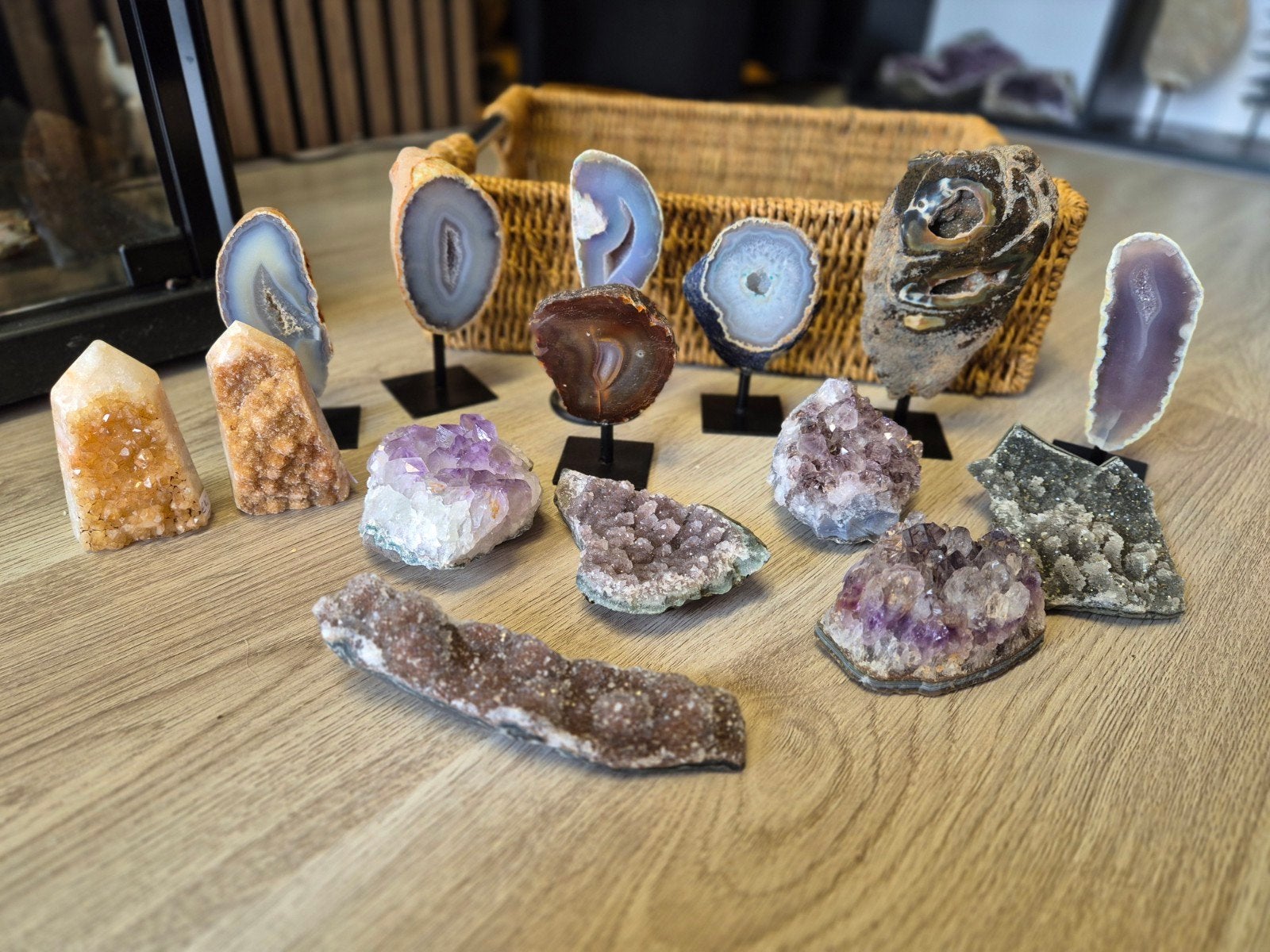 Partijtje edelstenen mineralen, Ophalen of Verzenden