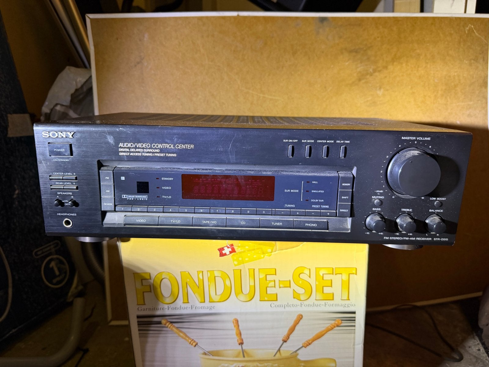 Sony STR-D515 Audio/Video Control Center Receiver, Ophalen, Sony, 120 watt of meer, Gebruikt