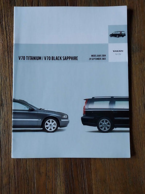 Volvo V 70 Titanium / V 70 Black Sapphire + Prijzen, Verzenden, Zo goed als nieuw, Volvo