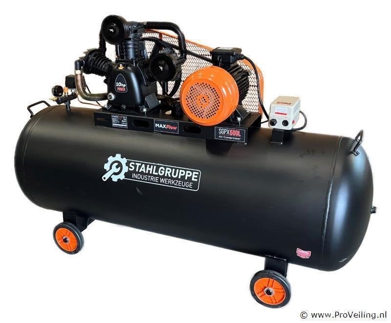 Online Veiling: Stahlgruppe SGPX500L luchtcompressor, Nieuw