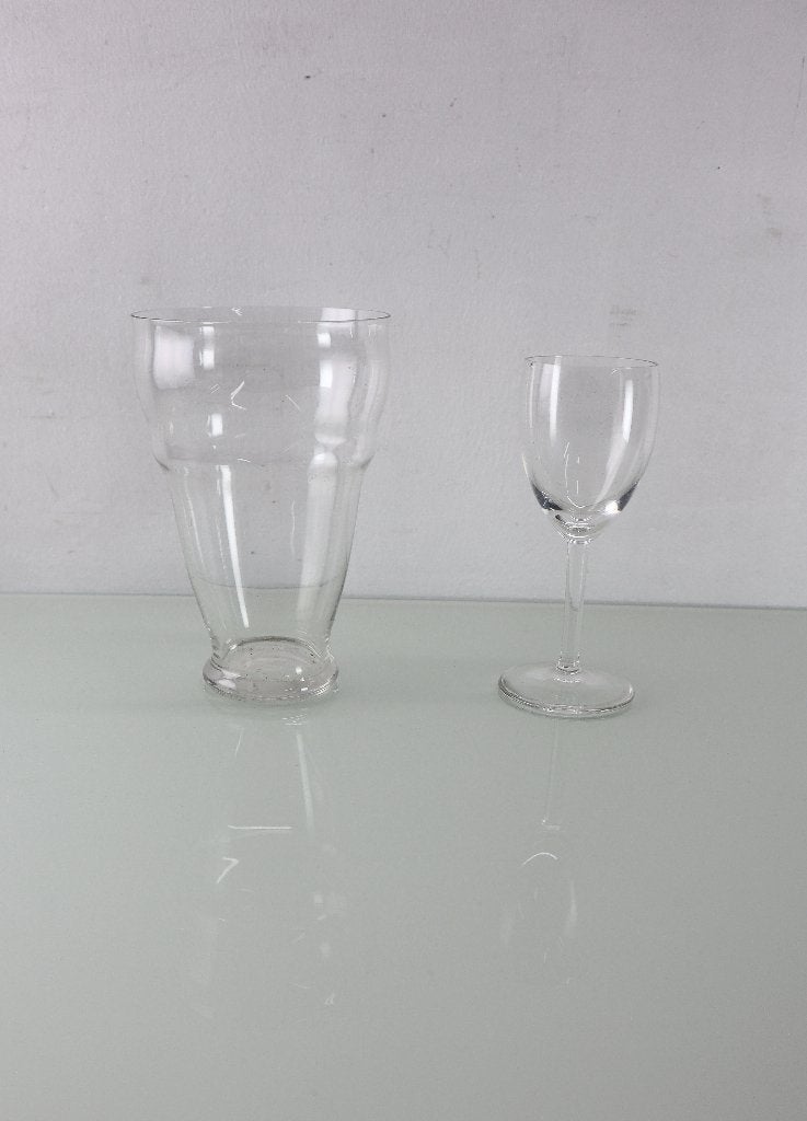 Borrelglaasje en bierglas Copier, Ophalen of Verzenden