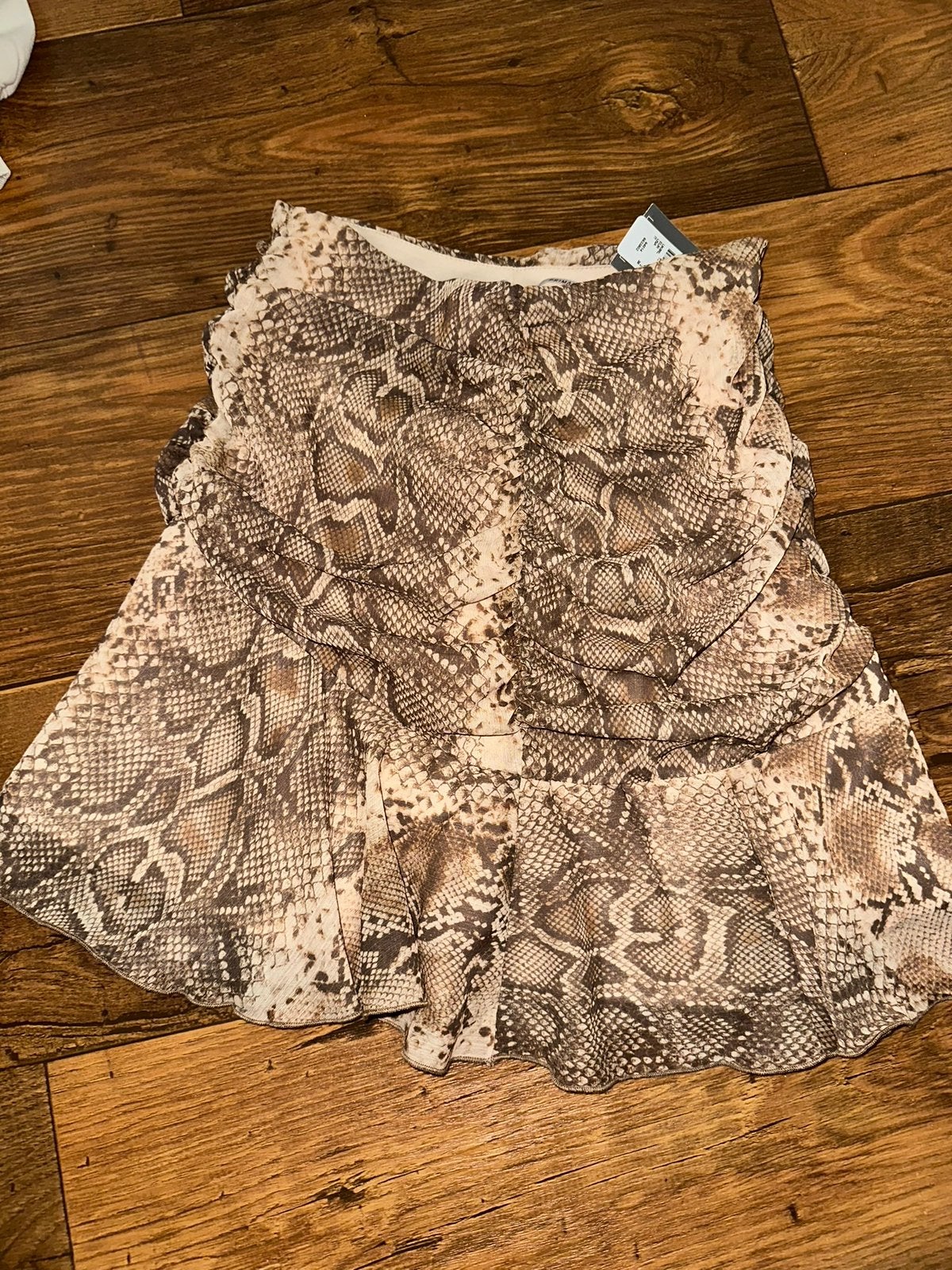 Dames nieuwe slangenprint korte rok, Ophalen of Verzenden, Zo goed als nieuw, Maat 34 (XS) of kleiner, Boven de knie