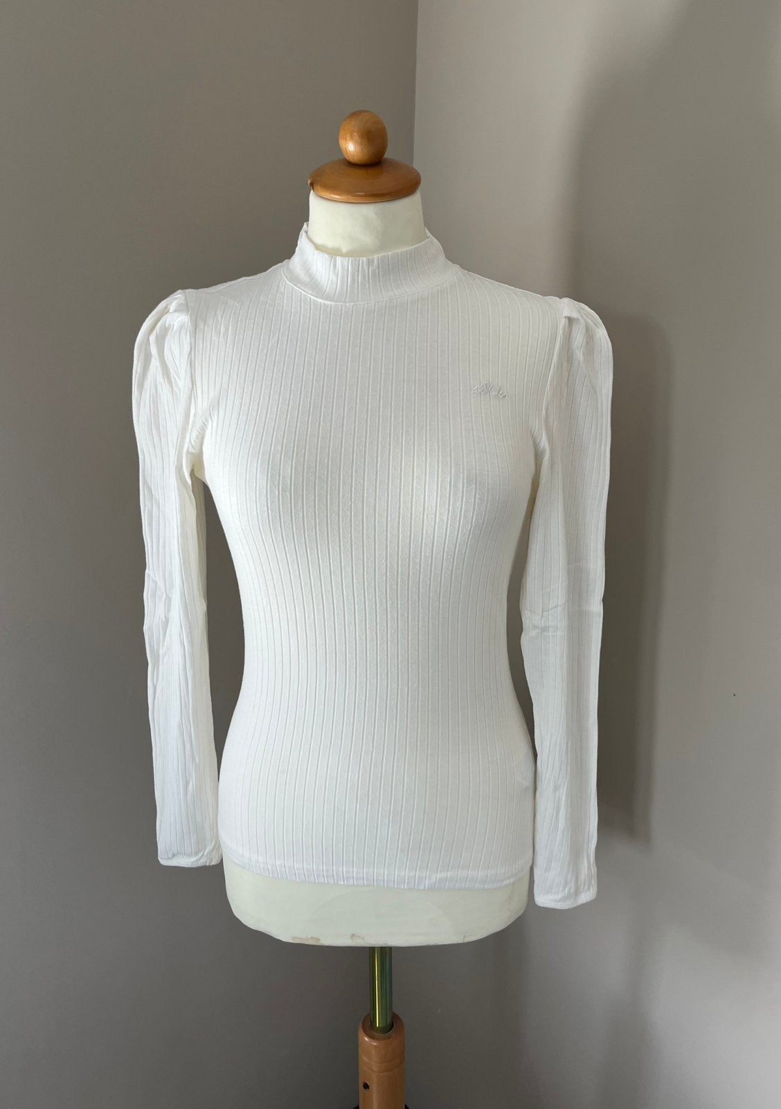 Ai&Ko rib coltruitje crème wit 176, Ophalen of Verzenden, Zo goed als nieuw, Meisje, Shirt of Longsleeve