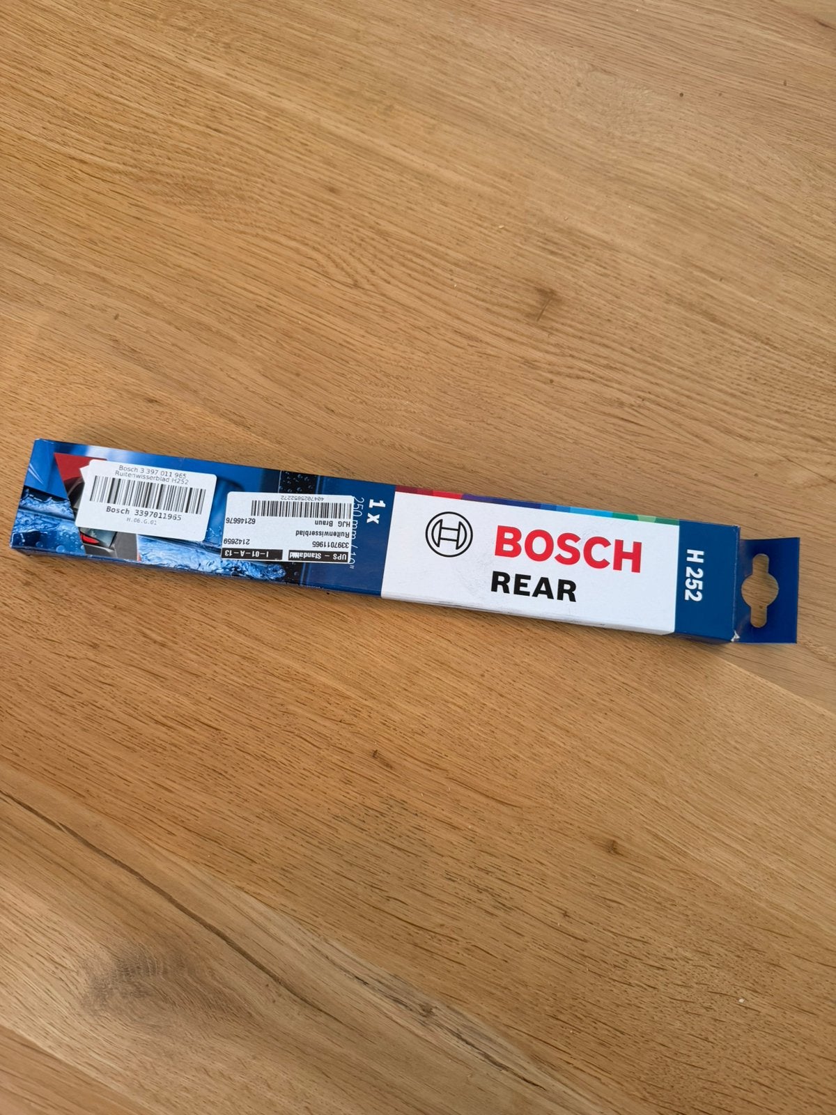 Bosch H 252 ruitenwisser achter, Ophalen of Verzenden, Nieuw, Toyota