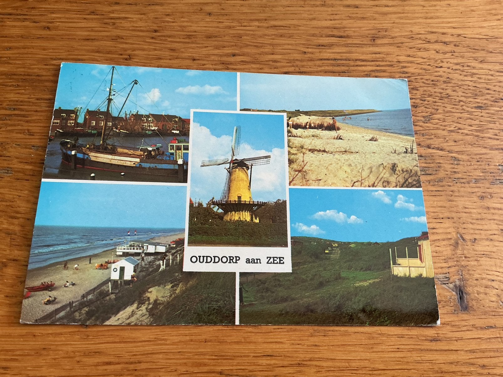 V492 Ouddorp aan Zee haven molen, Ophalen of Verzenden, Zuid-Holland