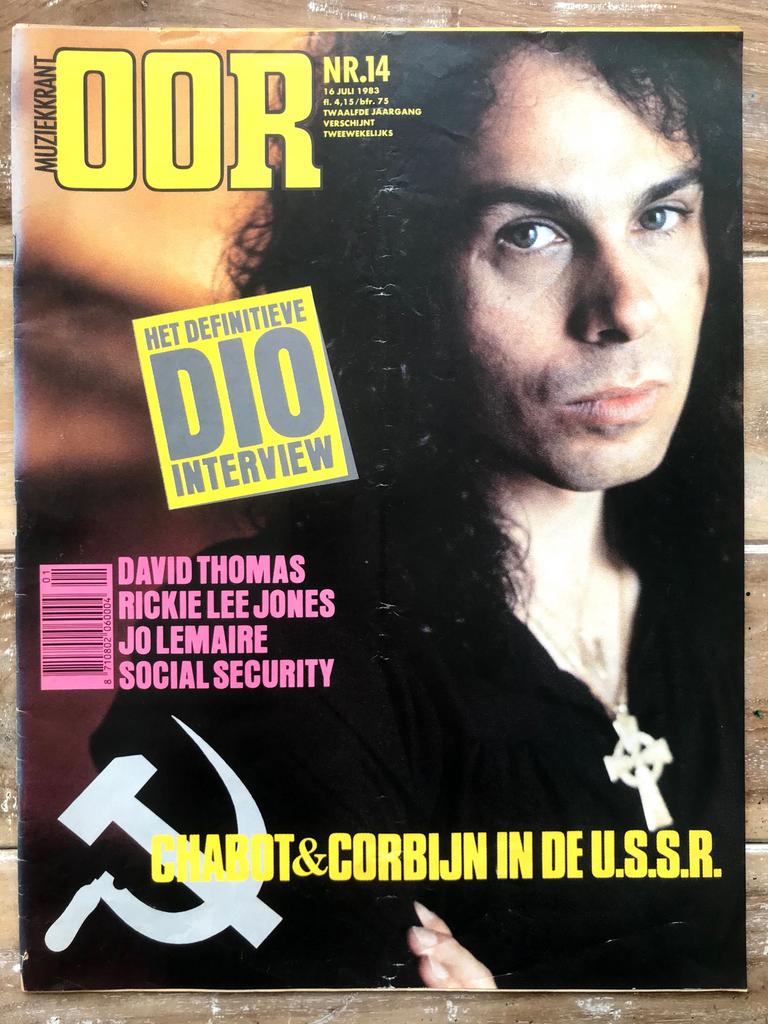 Muziekkrant OOR 1983 DIO The Kids THE MOKONS David Thomas, Boeken, Ophalen of Verzenden, Muziek, Film of Tv