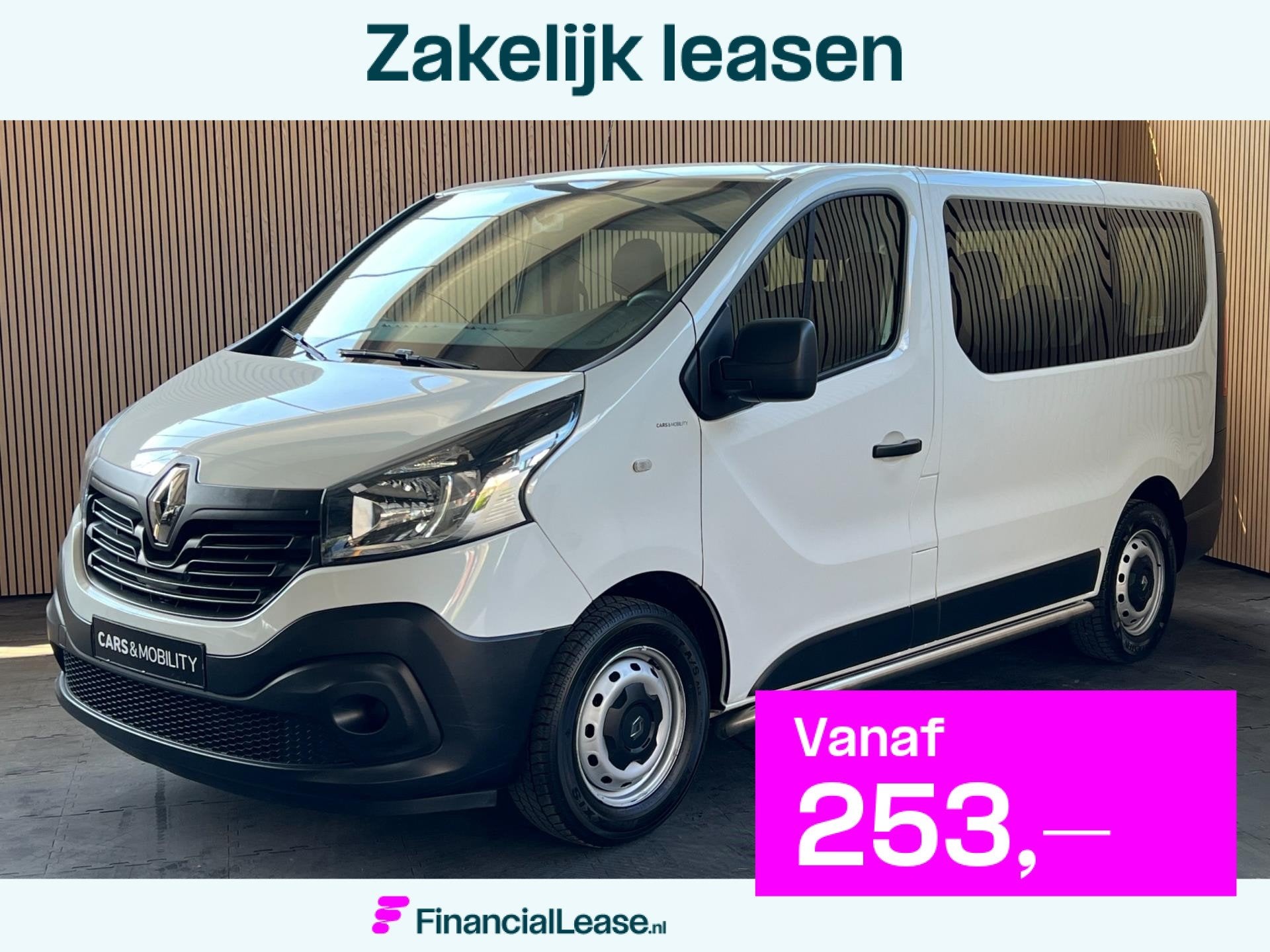Renault Trafic Passenger 8-persoons – ideaal voor taxi –, Voorwielaandrijving, Stof, Gebruikt, 2000 kg