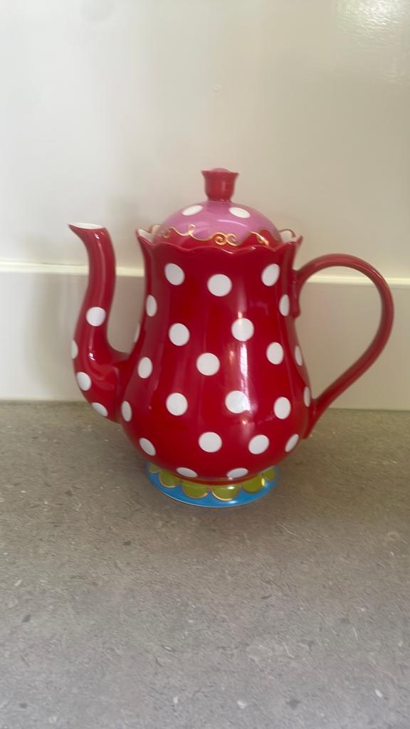 Oilily theepot, Ophalen of Verzenden, Zo goed als nieuw, Overige stijlen, Overige typen