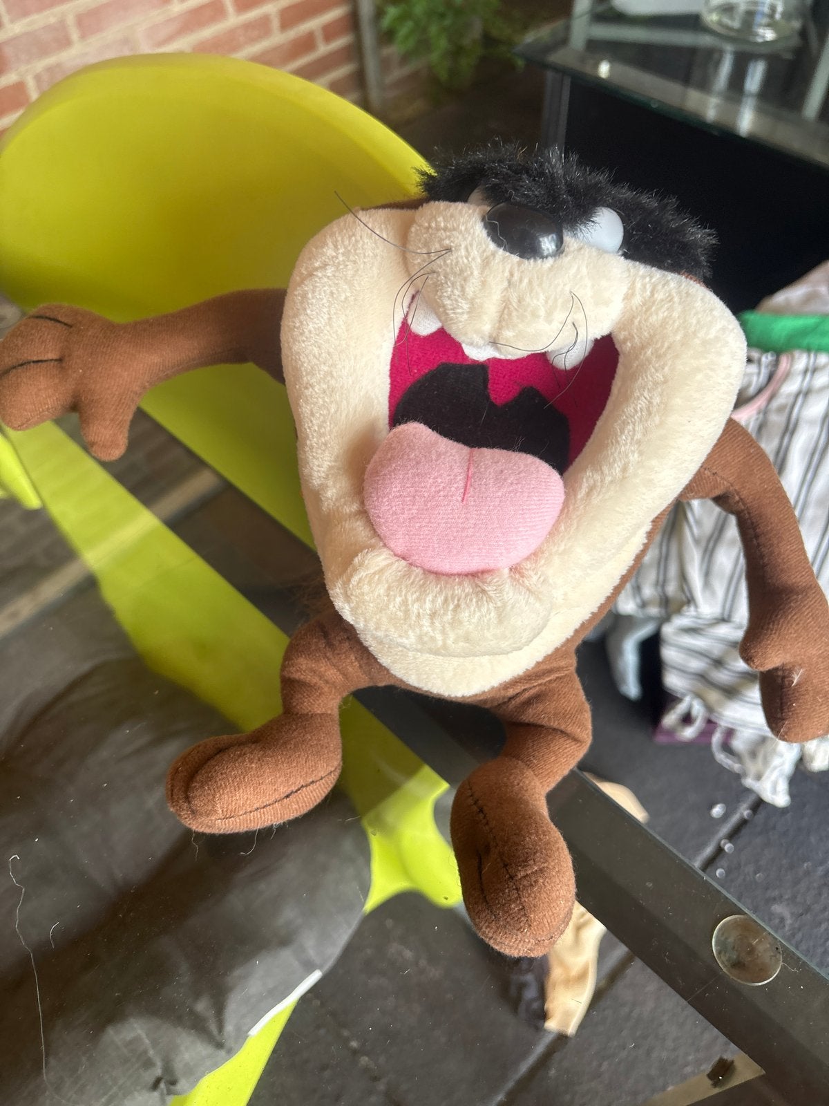 Taz de Tasmaanse Duivel knuffel, Gebruikt, Overige merken, Overige karakters, Overige typen