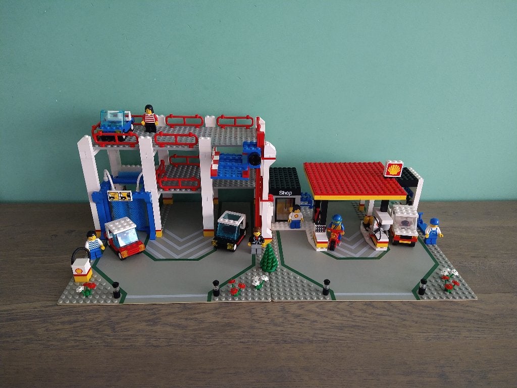 Lego 6394 Metro Park & Service Tower tankstation en garage, Kinderen en Baby's, Lego, Ophalen of Verzenden, Zo goed als nieuw