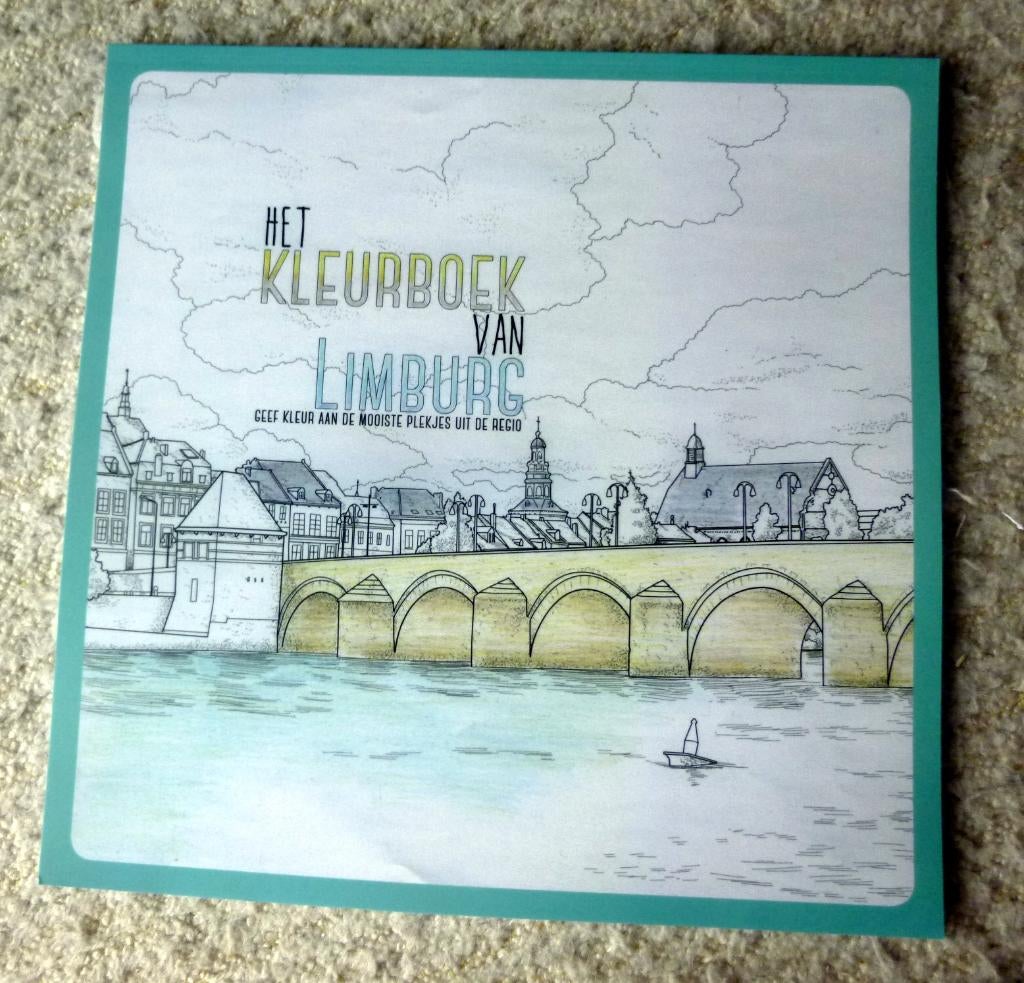 Kleurboek Provincie Limburg, 30 x 30 - Nieuw - pakketpost, Ophalen of Verzenden, Nieuw, Papier, Schets- of Tekenboek